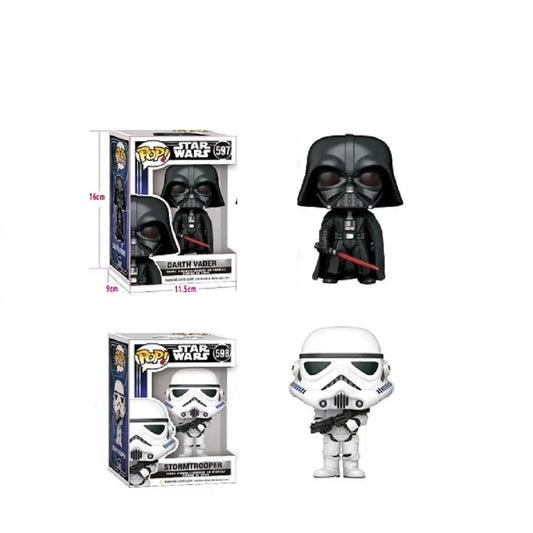 Bandai Elf Star Wars Star Wars New Classic Darth Vader Stormtrooper Logistics Action Painting Toy decorations Decorate children