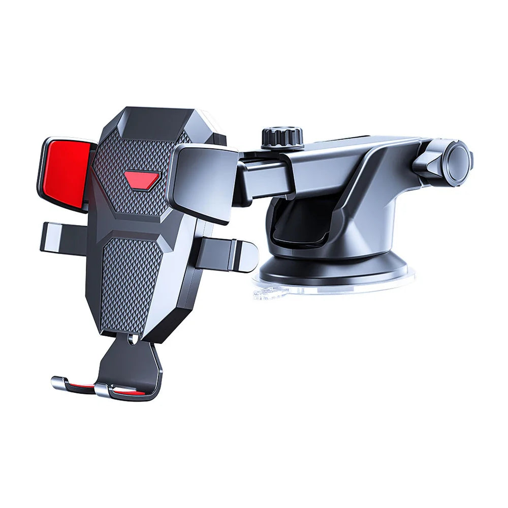 Universal car phone holder by SHOWLU FASHION STORE, mounts on dashboard or windshield with 360° rotation for easy viewing.