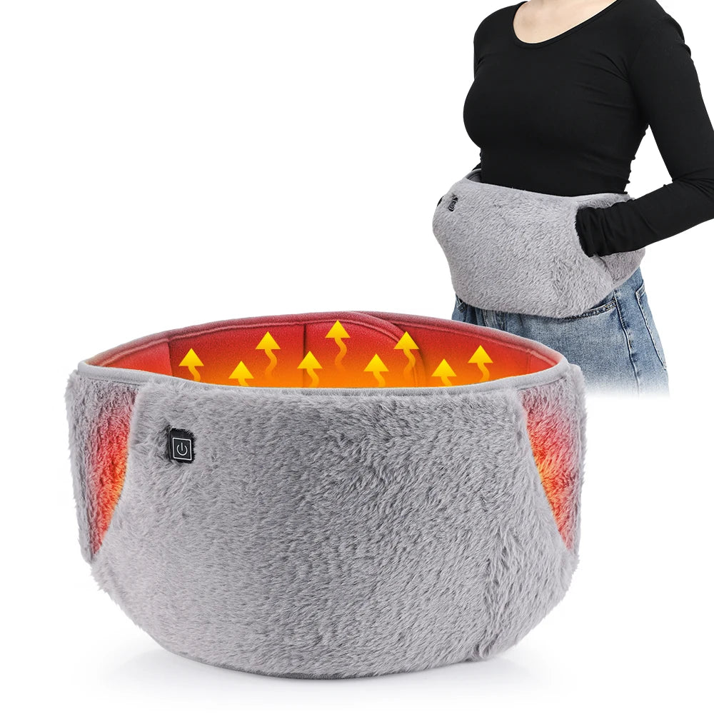 Showlu Smart General USB electric heating waist belt with graphene warm pad, adjustable for personalized comfort and warmth.