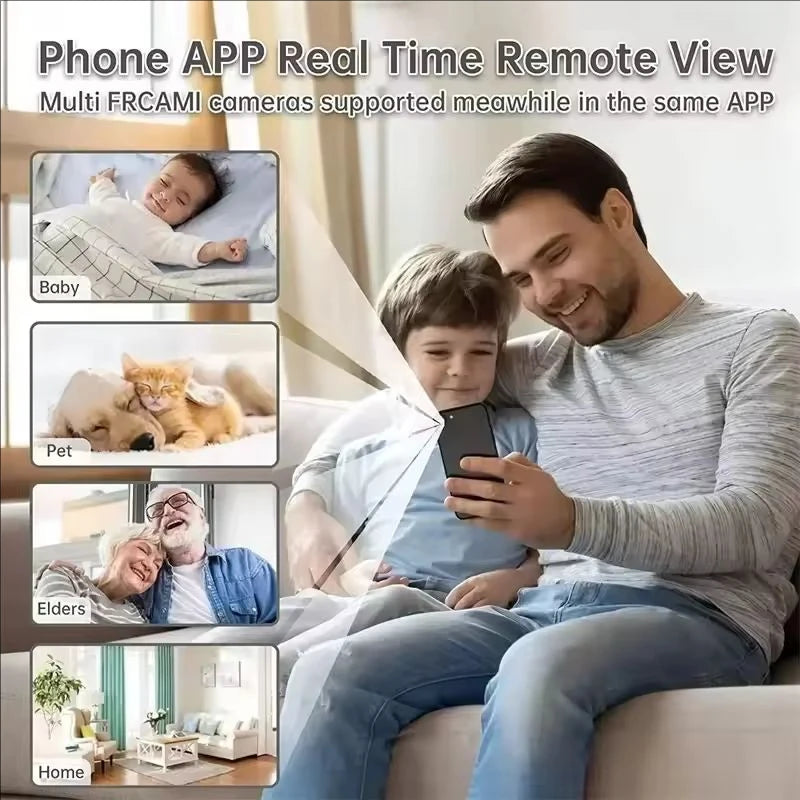 Wireless HD Showlu Smart Mini Security Camera for home surveillance, compact design with live video streaming.
