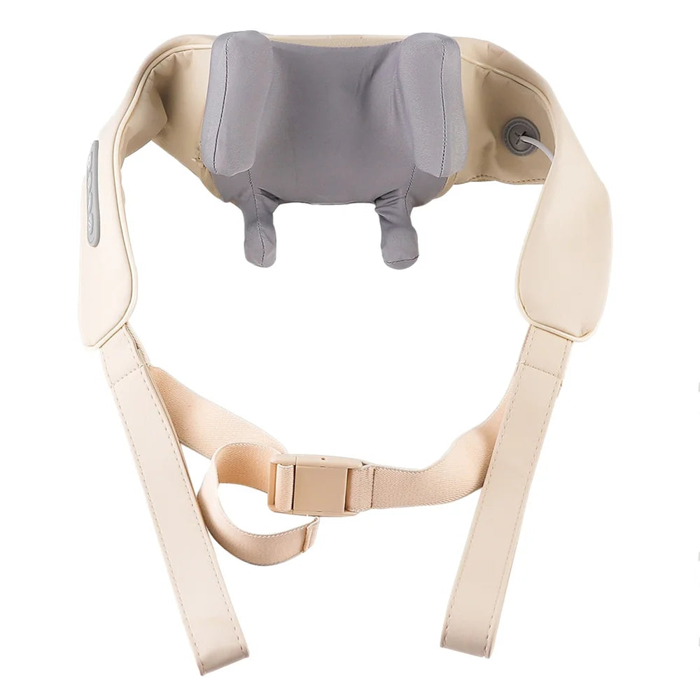 Showlu Smart General electric deep tissue neck and shoulder massage shawl with heating and adjustable settings, designed for relaxation.