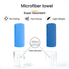 Quick-Drying Sports Towel 40x80/80x160CM Blue Grey Green Orange Swimming Gym Fitness Camping Running Beach Washcloth Towels SHOWLU FASHION STORE
