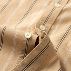 Premium Men's Plaid Striped Dress Shirt - Comfortable Cotton, Long Sleeve - For Spring Autumn Casual or Light Business Wear