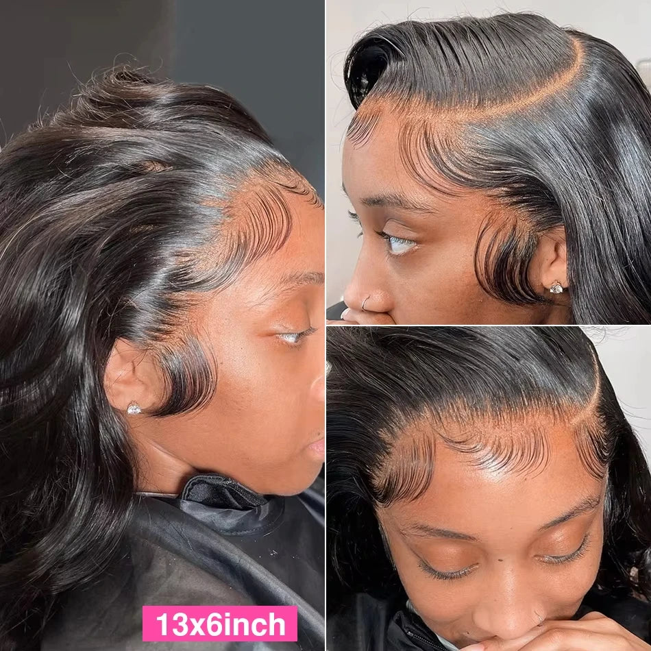 Body Wave Human Hair Wigs For Black Women 40 Inch Lace Front Human Hair Wig Brazilian Pre Plucked 13x4 13x6 Hd Lace Frontal Wig