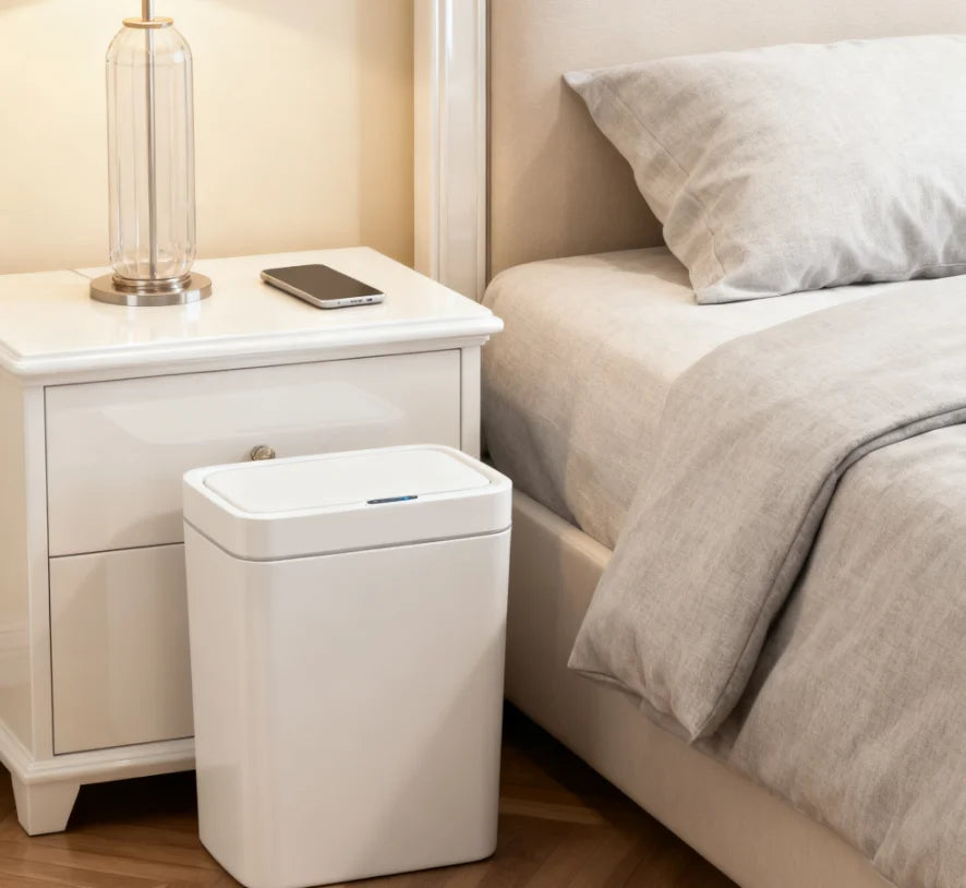 Showlu Smart 15L automatic motion sensor waterproof trash can with sleek design and touchless operation.