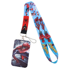 YQ998 Anime Spider-Man Lanyard Peter Parker Phone Rope for Key USB ID Card Badge Holder Cartoon Neck Strap Keychain Lariat