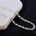 18K gold-filled necklace for women and men, 16-30 inch jewelry chain showing a shiny, elegant gold chain with a smooth finish.