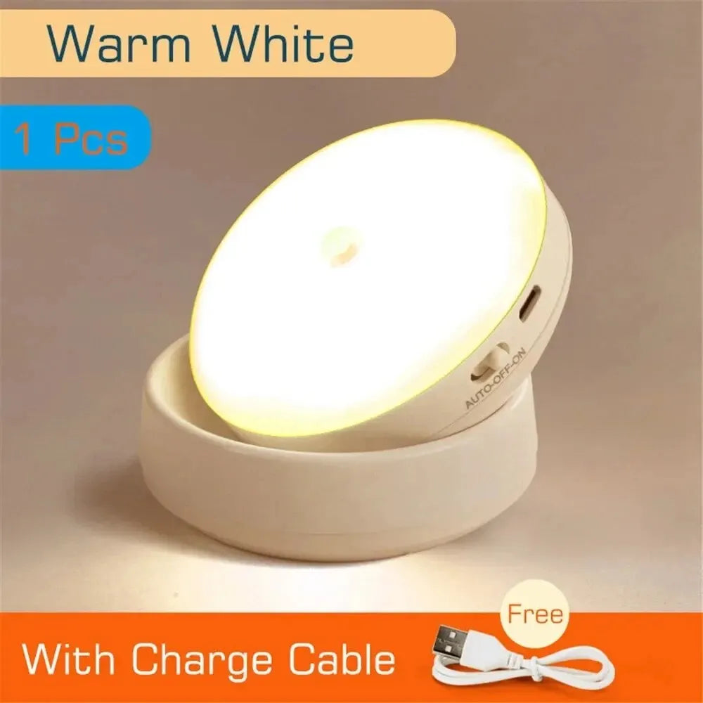Showlu Smart Motion Sensor Night Light with sleek design, ideal for home decor and automatic lighting in dark spaces.