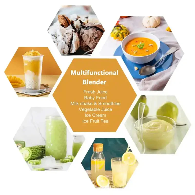 Portable MIKO NICE electric juicer by SHOWLU FASHION STORE, 380ml USB rechargeable fruit blender with sleek design and compact size.