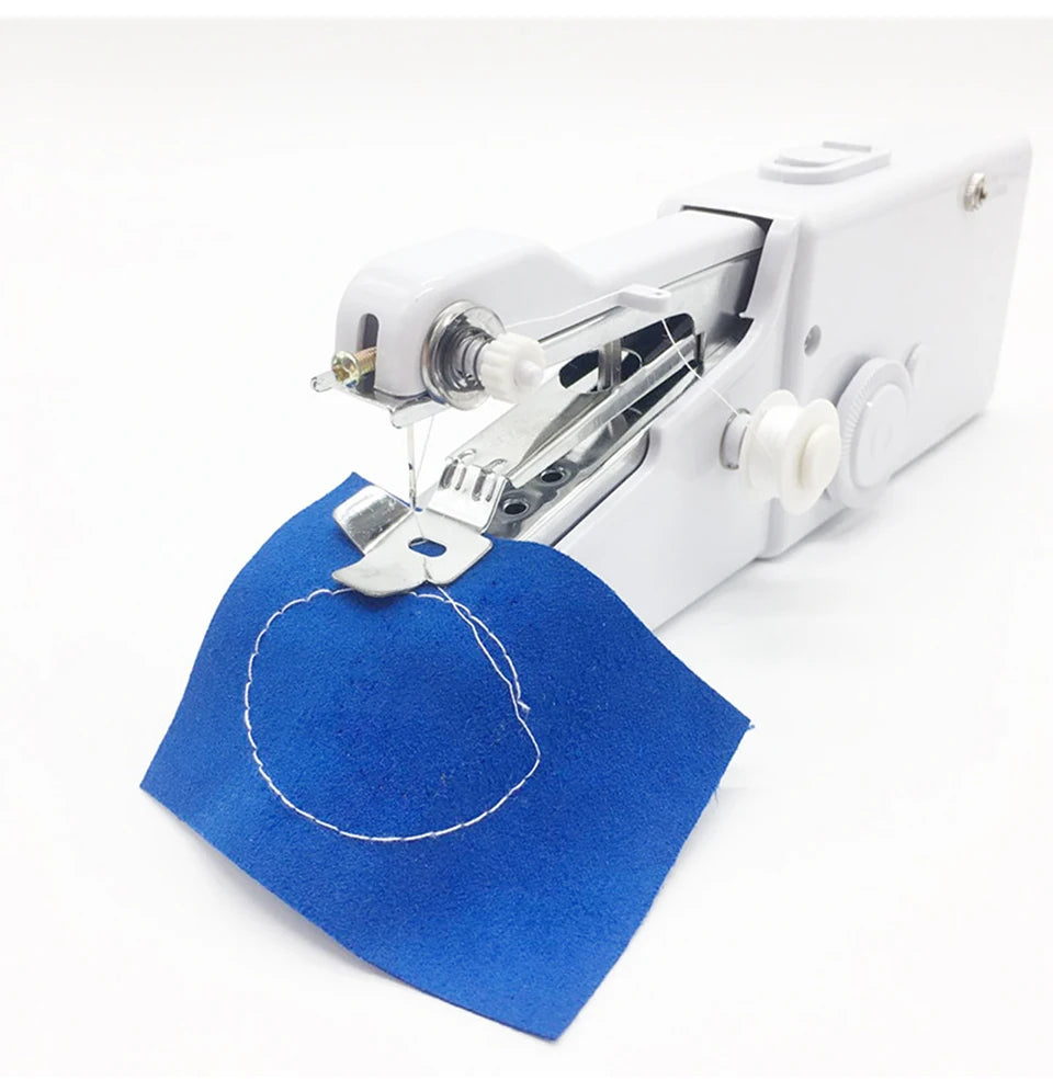 Showlu Smart General mini handheld sewing machine with compact design, lightweight and portable for quick sewing repairs.