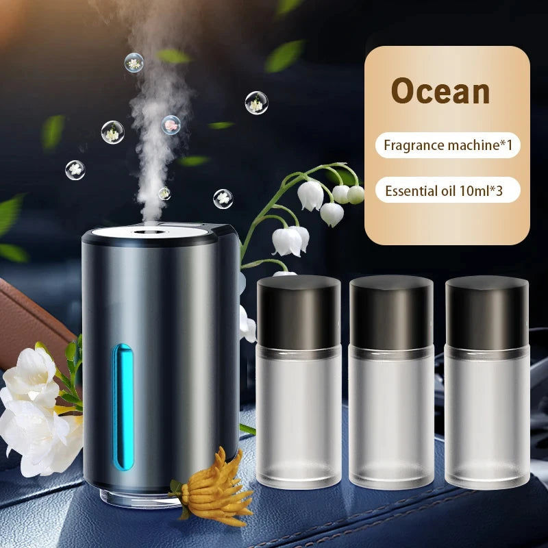 Showlu Smart General car aromatherapy diffuser with sleek design and adjustable mist setting for fresh, relaxing vehicle scents.