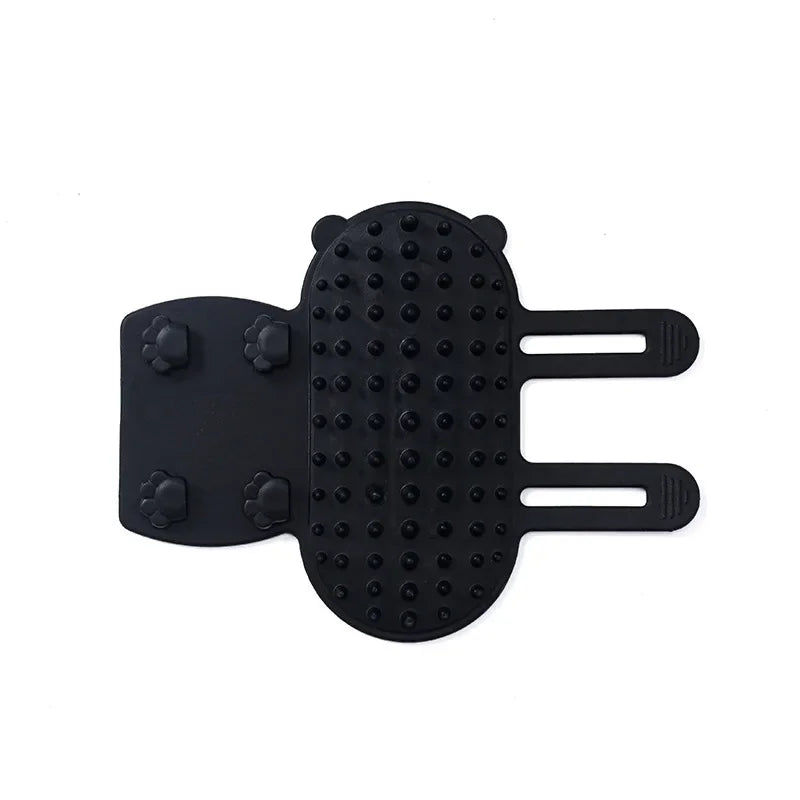 Showlu Fashion Store cat hair removal comb and scratcher kit for kittens, featuring a self-cleaning wall corner brush and grooming tool.