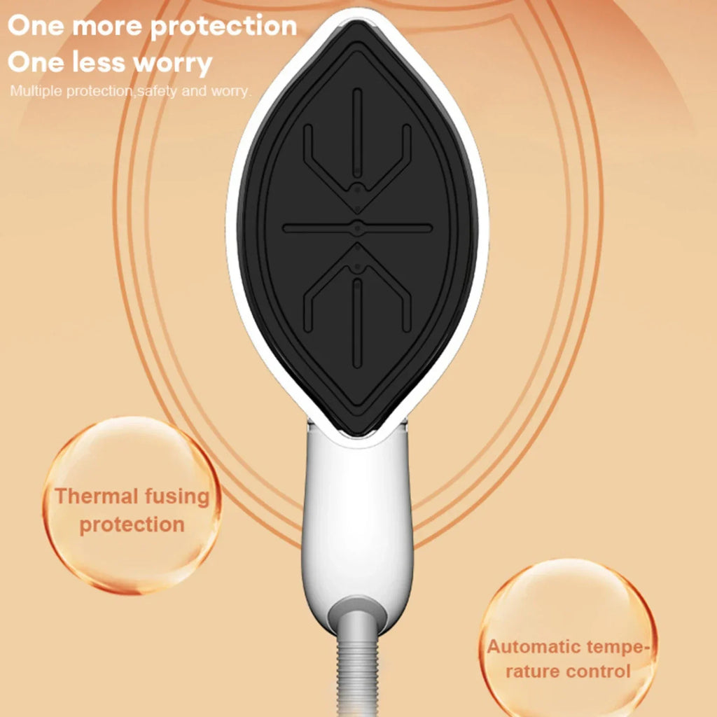 Showlu Smart General Tinsol 1100W portable garment steamer iron with water tank and steam nozzle for wrinkle removal.