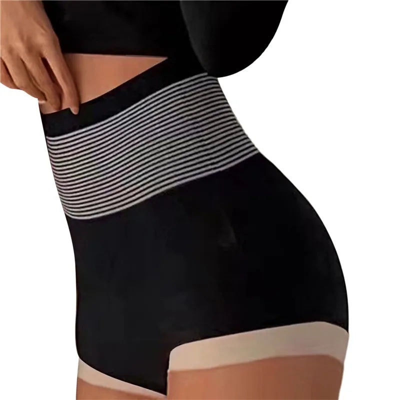 Women’s high waist shaping panties by Showlu Fashion, breathable seamless body shaper with tummy control and butt lifting features.
