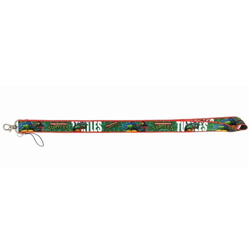 Teenage Mutant Ninja Turtles card holder lanyard case by Bandai, featuring TMNT characters and vibrant design.