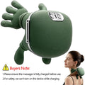 Windaily Bionic Neck and Shoulder Massager shawl with 3-level kneading, showing its ergonomic design and adjustable straps.