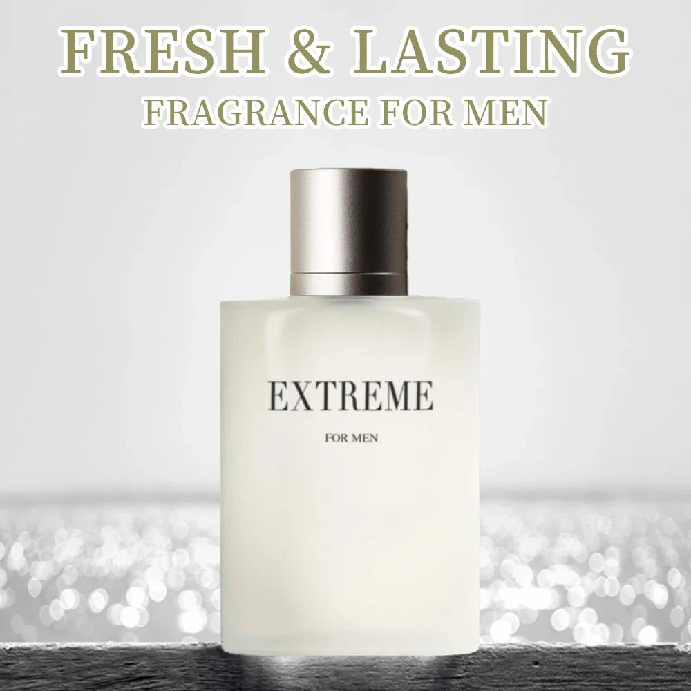 SHOWLU EXTREME Eau de Parfum for Men, 3.4 oz, featuring sleek bottle design and bold, long-lasting men's fragrance.