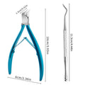 Showlu Fashion Store professional stainless steel toe nail clipper for ingrown and thick toenails, with ergonomic design and precision trimming.