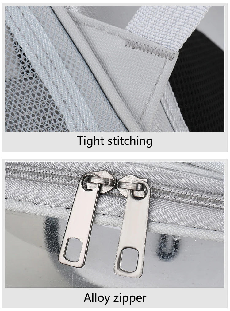 Showlu Smart General pet carrier backpack with breathable mesh panels and adjustable straps for comfortable travel with small pets.