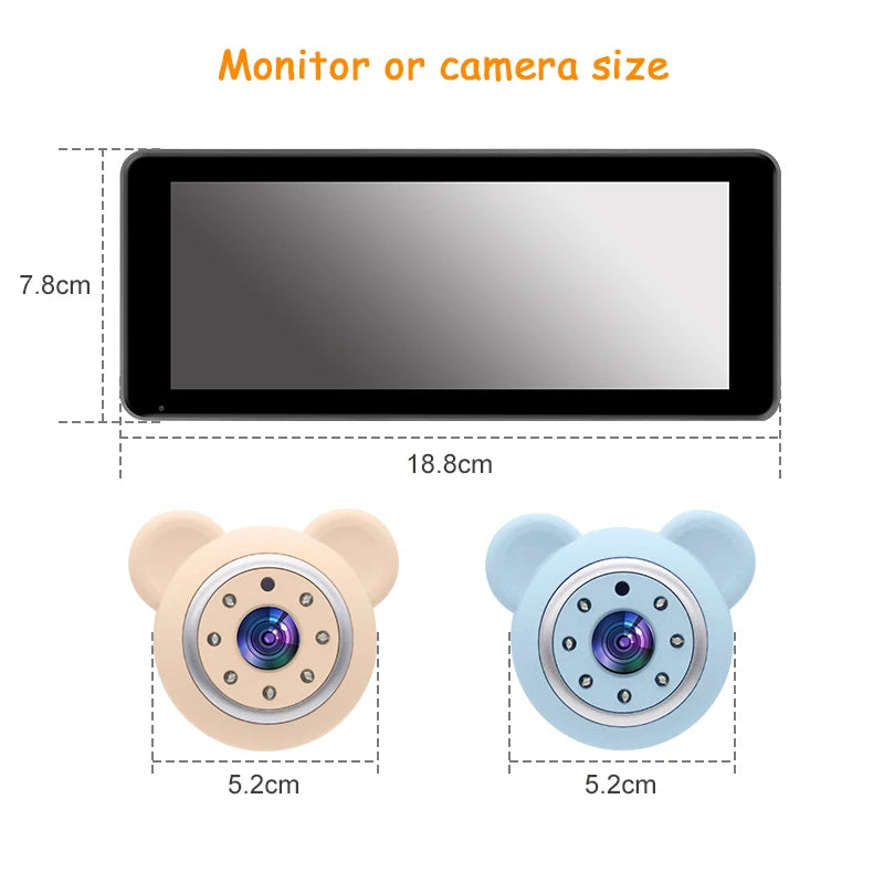 Showlu Smart General baby car camera showing a clear view of the vehicle interior with camera lens and display screen.