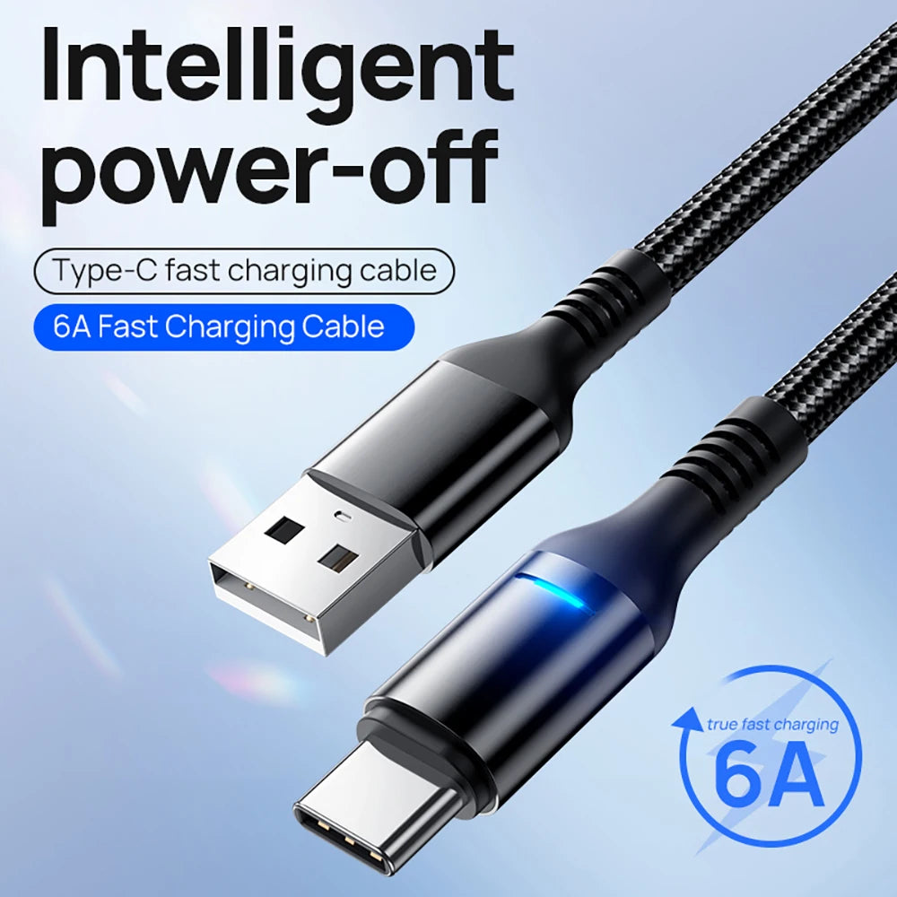 Showlu Smart General Kebiss Type-C fast charging cable with durable design and secure USB-C connector for quick device charging.