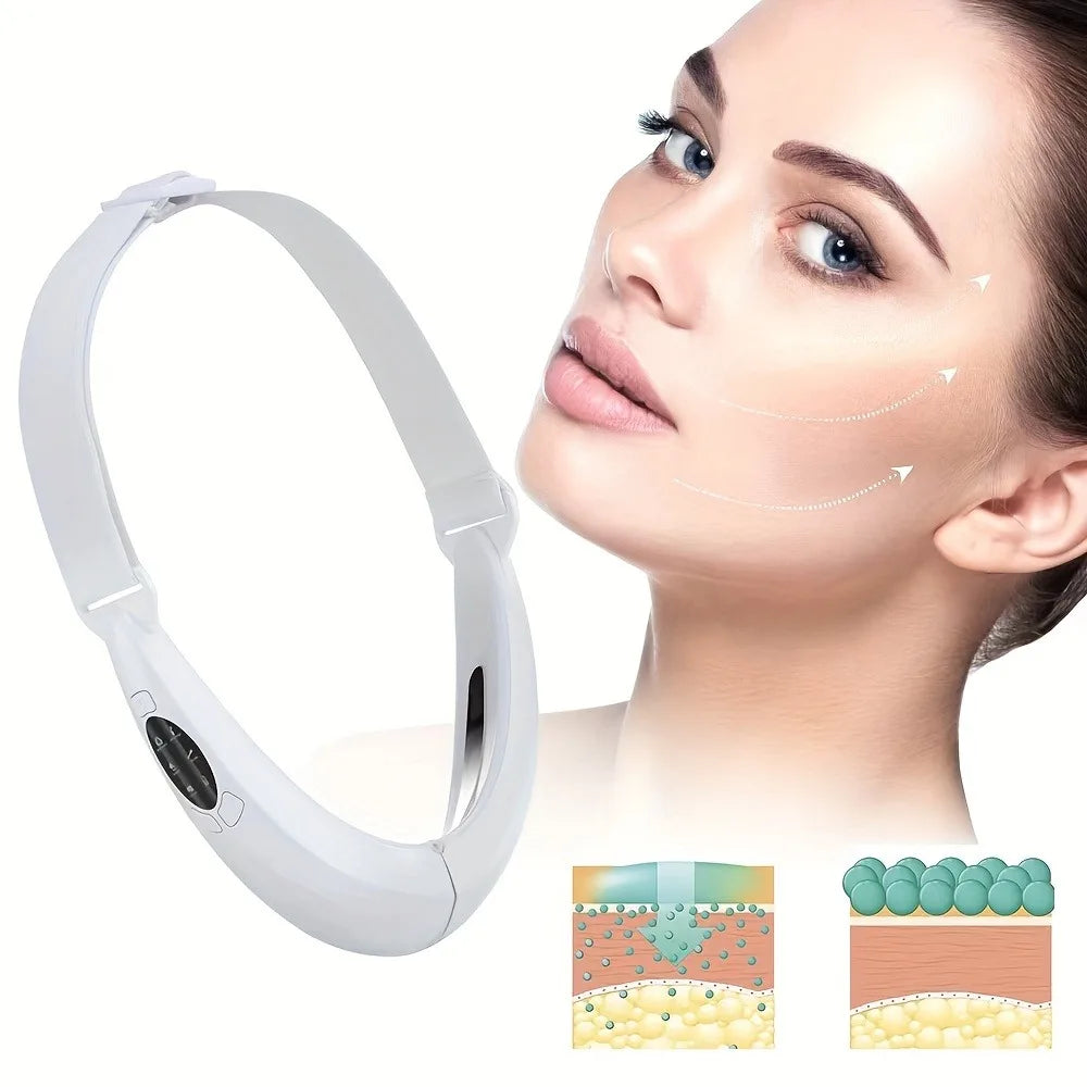Showlu Smart General Microcurrent Face Lifting Wand with sleek design and control buttons for facial toning and skin tightening.