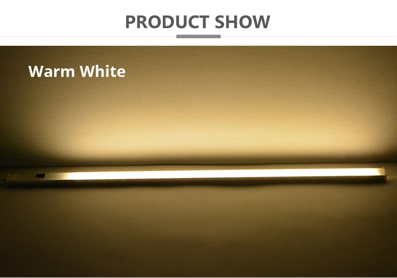 Showlu Smart General CHNAITEKE motion sensor LED light mounted on wall, showing its sleek design and sensor area.