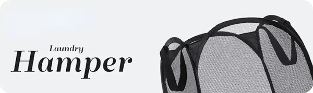 Showlu Smart General collapsible laundry basket with handles, made of lightweight, durable fabric, designed for easy storage and transport.