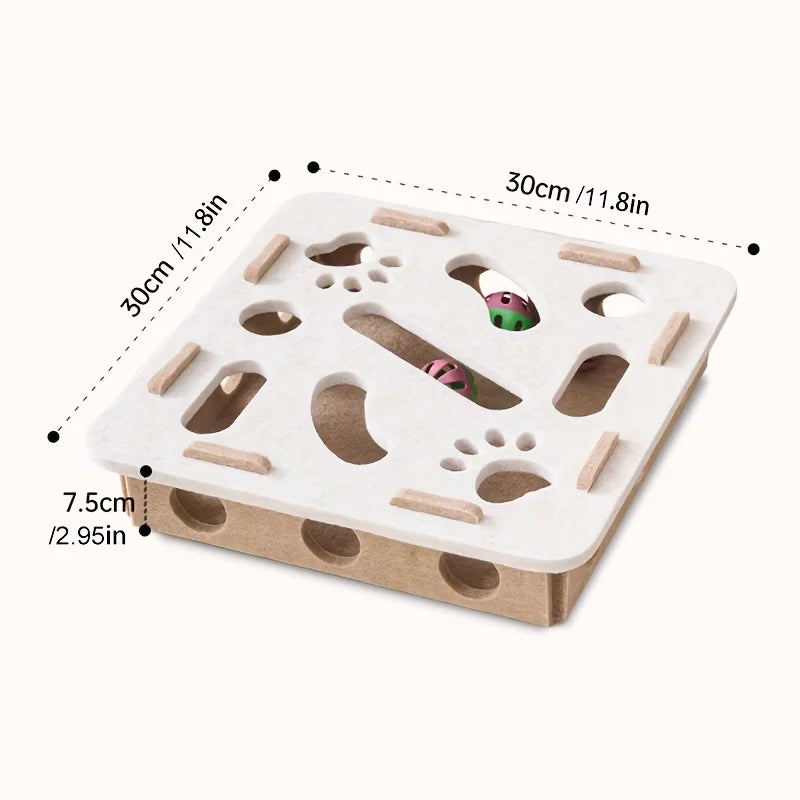 Showlu Smart General Pet Treat Puzzle Toy with multiple compartments and colorful design for stimulating dogs.