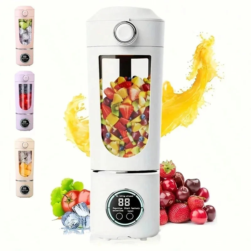 Showlu Smart General portable USB blender juicer bottle with a sleek design and transparent container for smoothies and drinks.