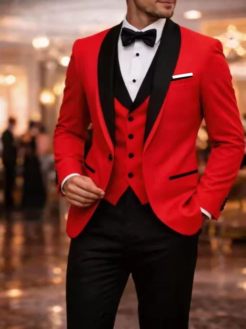 Custom size men's suit by Showlu Smart General featuring tailored fit and classic style, displayed on a mannequin.