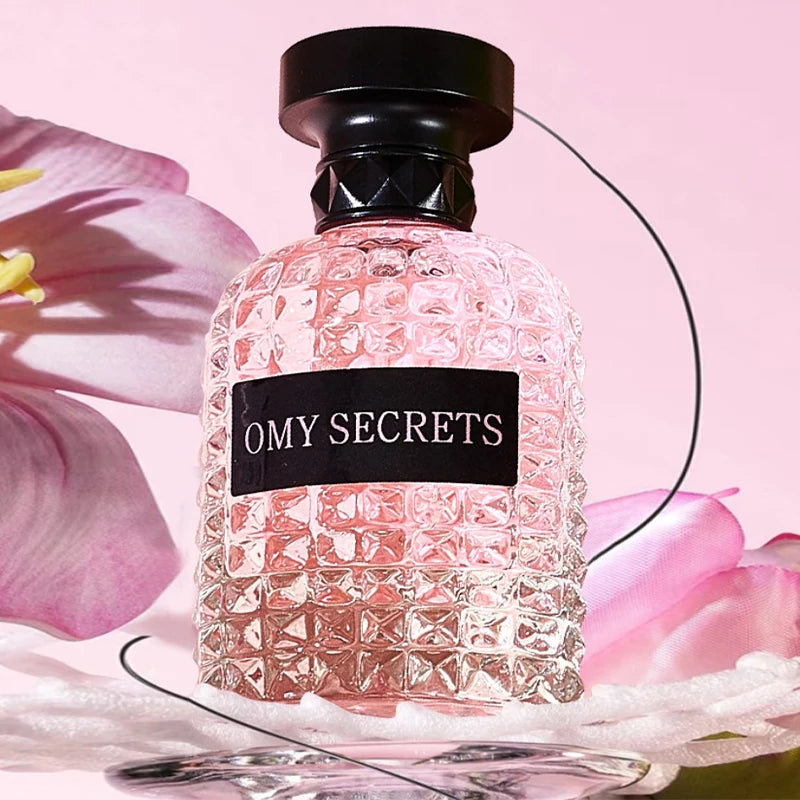 Eelhoe Miss Adventure floral perfume bottle with rose and jasmine scent, featuring elegant packaging and a delicate design.