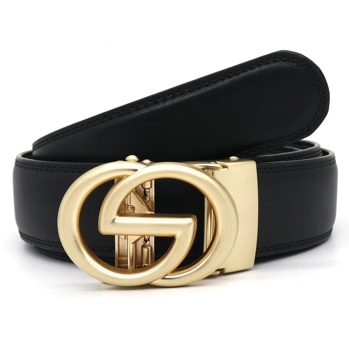NEW Man Automatic Buckle Belt Casual Styish genuine Leather
