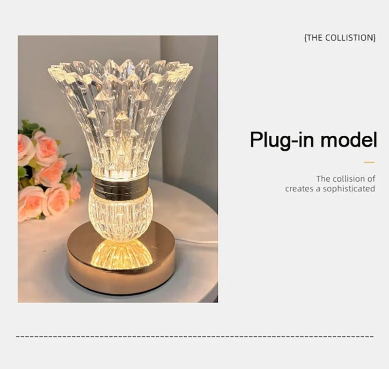 LED color changing vase by Showlu Smart General with vibrant, shifting light display in a sleek, modern design