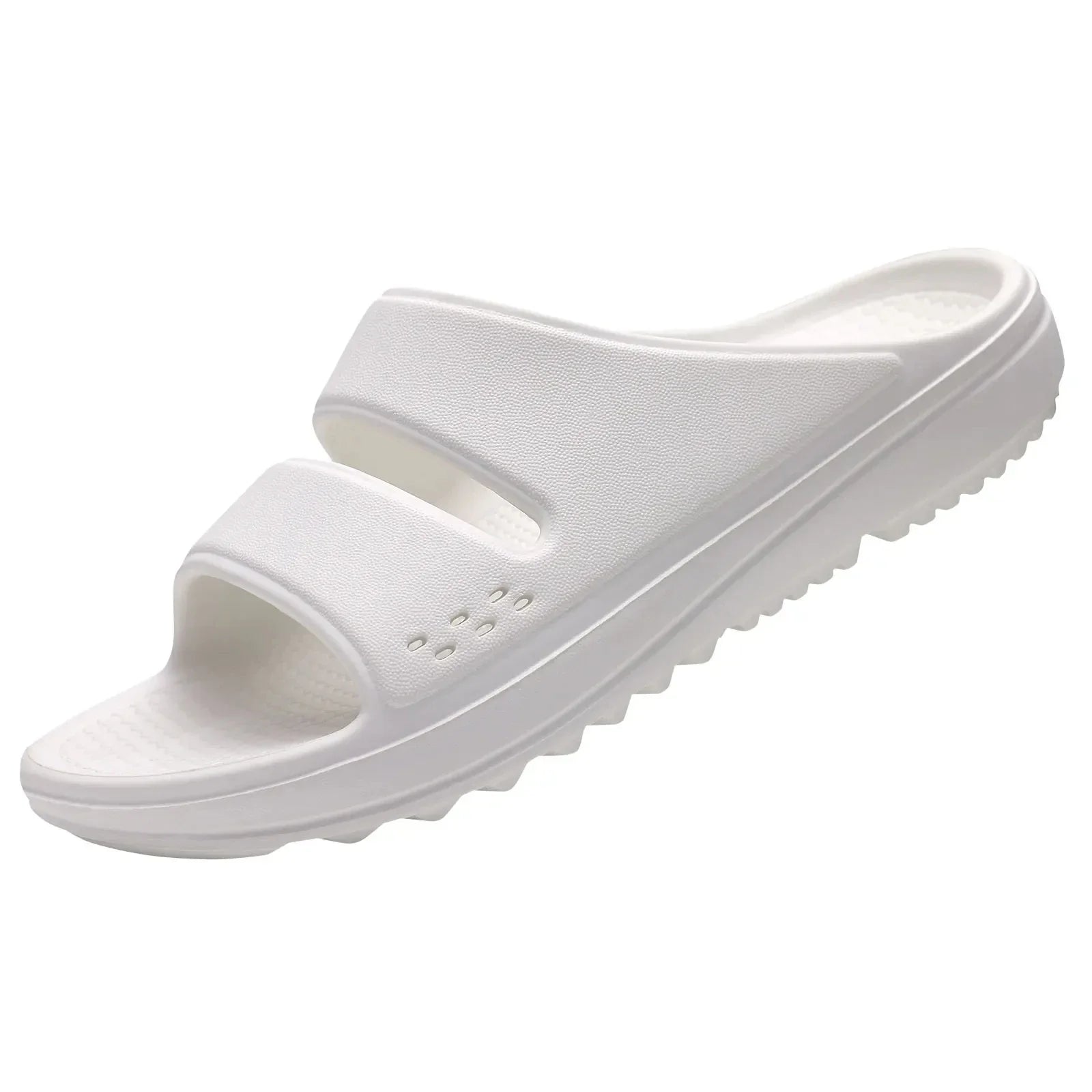 Comwarm thick sole flip flops for women with soft EVA yoga mat footbed, ideal for beach and casual wear.