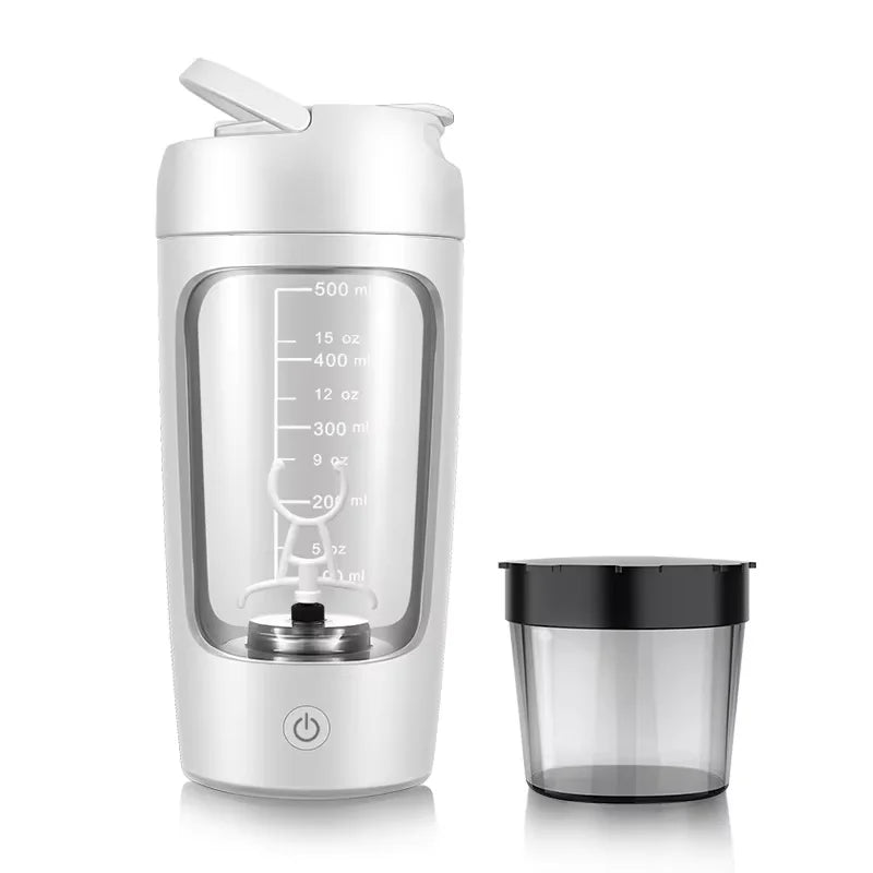 500ml Portable Electric Protein Shaker Bottle