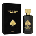 Jo Milano Game of Spades Wildcard unisex perfume spray in 3.4 oz bottle, stylish design and fragrance detail.