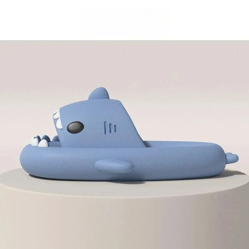 Mr.nut Shark slippers by SHOWLU FASHION STORE, non-slip EVA platform slides for men and women, featuring shark design and comfortable sole.