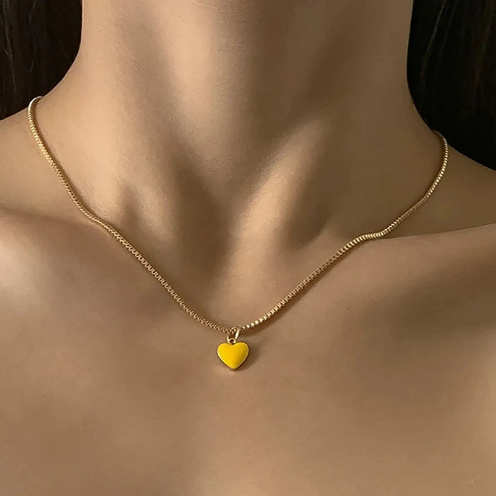 Gold boho clavicle necklace with cherry pendant, romantic jewelry for women, stylish fashion accessory, perfect gift option