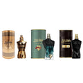 Men's Jean Paul Gaultier Le Beau Le Parfum Intense 125ml EDP bottle with sleek design and modern packaging.
