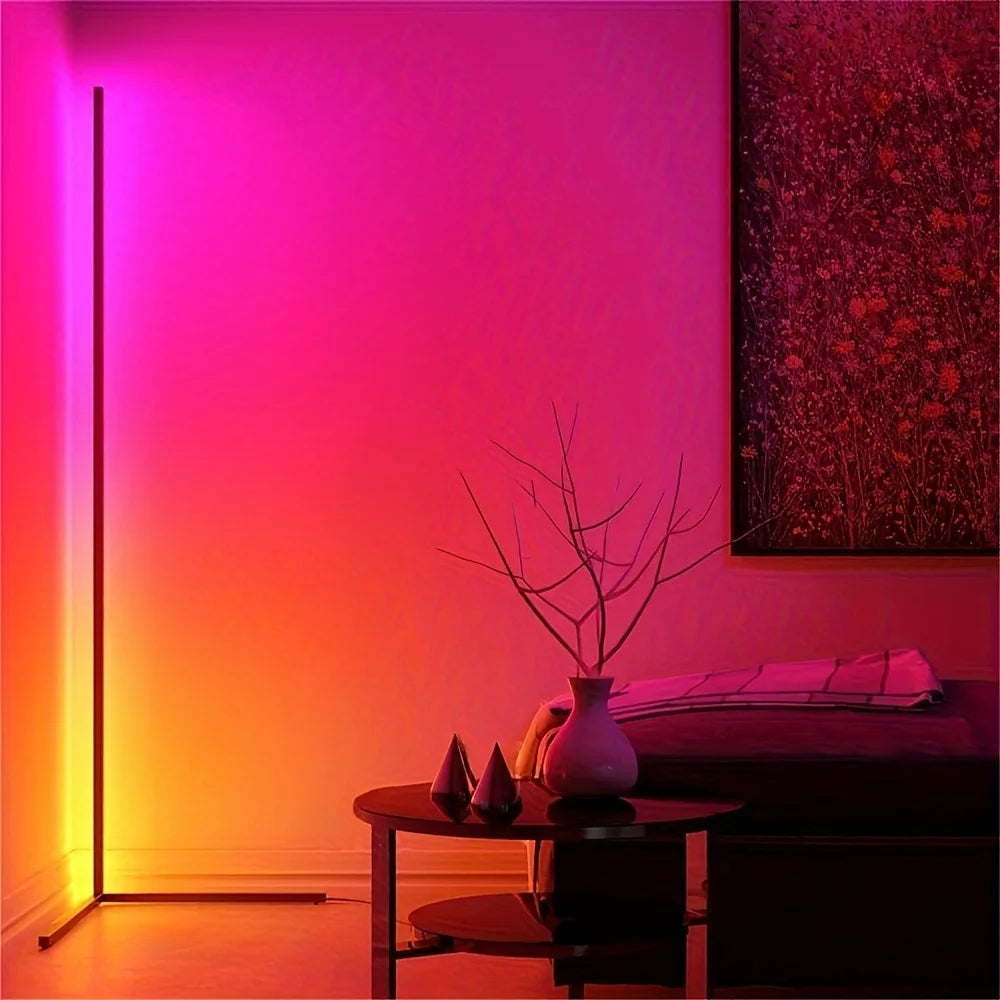 Showlu Smart General LED Ambient Corner Bar showcasing sleek, modern design with adjustable lighting for ambient home decor.