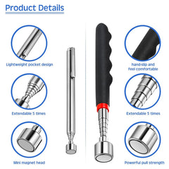 Telescopic Magnetic Pickup Tool with LED Light