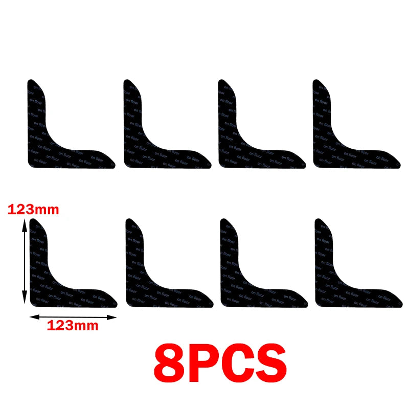 Showlu Smart General anti-slip rug grippers securely hold rugs in place on floors, preventing sliding and shifting.