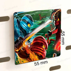 Cartoon N-NinjagoS Refrigerator Magnets Personalized Photo Fridge Magnets For Kitchen Whiteboard Home Decoration Office Gift