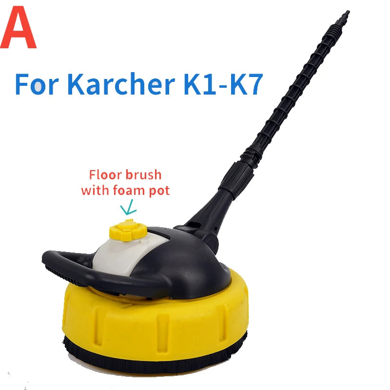 Showlu Smart General 16-inch pressure washer surface cleaner with rotating brushes for efficient outdoor cleaning.