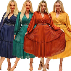 African Dresses For Women Summer Autumn Africa Clothing Long Sleeve Lace Sexy V-Neck Slim Dress Office Lady Party Lace Dress