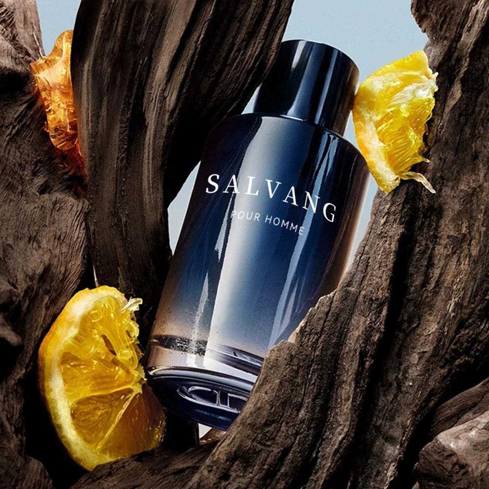 Men's Eau De Toilette by Showlu Fashion, Calabria Lemon & Vetiver, 3.4 oz bottle with citrus and woody notes.