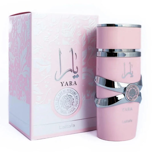 Lattafa Yara Vanilla Gourmand Fruity Floral Eau De Parfum Long-Lasting Fragrance for Women 3.40 Ounce 100 Ml
