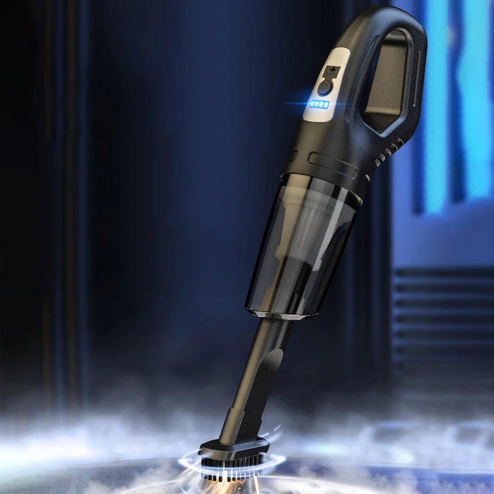 Showlu Smart General Mini Car Vacuum with compact design and cordless operation, ideal for quick cleaning inside vehicles.