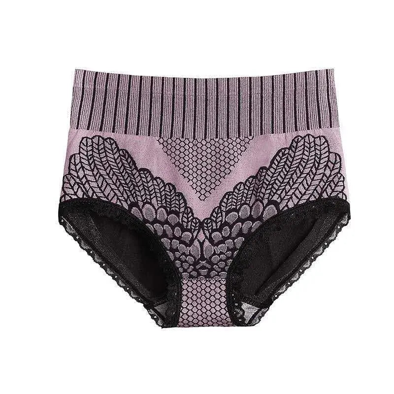 Women high waist shaping panties from Showlu Fashion, breathable body shaper with seamless design for tummy slimming and butt lifting.